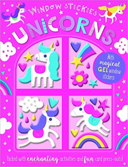 Window Stickies Unicorns by Amy Boxshall (Paperback Book)