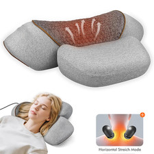 3-In-1 Neck Massager Pillow With Vibration Heating Traction Therapy Pain Relief