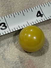 Vintage CAC Rare Yellow Pearl Swirl Christensen Marble