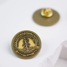 Stanford University Logo Metal Pin Badge | Stanford Tree Tin Alloy Lapel Pin