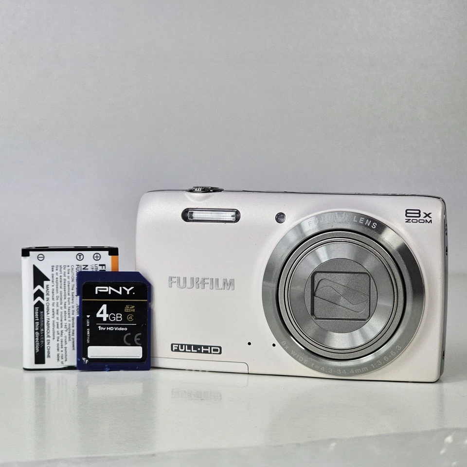 Fujifilm Digital Camera FinePix JZ700 14.0MP White Tested, photo 1 of 5