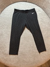 Nike club printed cropped leggings medium