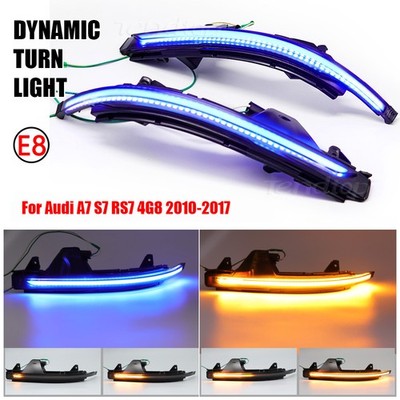 Dynamic LED Turn Signal Light Indicator Blinker For Audi A7 S7 RS7 4G8 2010-2017