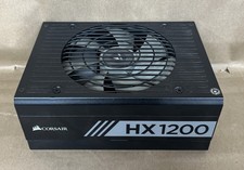 Corsair HX1200 1200W 80 Platinum Fully Modular PSU Tested Power Supply Only