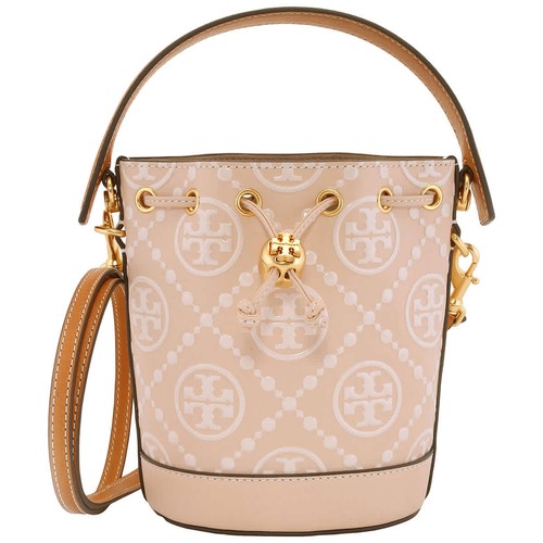 Tory Burch Mini T Monogram Embossed Bucket Bag 88178-250
