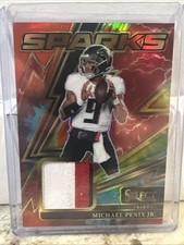 2025 Panini Select - Sparks Michael Penix Jr. #SPK-MPX Tie-Dye Prizm /25 (MEM)