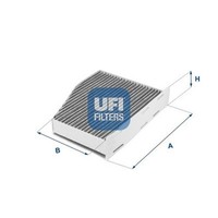 UFI 54.124.00 Filter FüR Innenraumluft FüR Audi, Seat, Skoda, VW