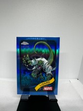 2025 TOPPS CHROME MARVEL LIZARD /299 BLUE REFRACTOR #85
