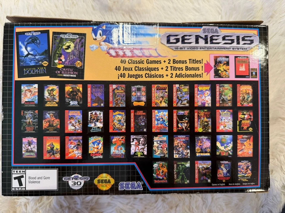 SEGA Genesis Mini Console 2019 Complete w/ Box – 42 Games Included - Image 2 of 4