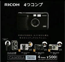 RICOH Camera Miniature Collection Complete set 4 Capsule Toy Gacha Japan JP NEW