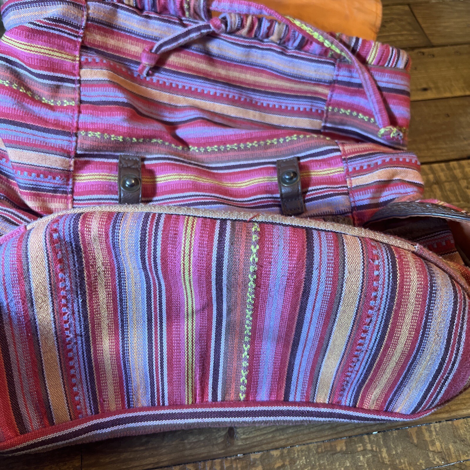 Olsenboye Backpack knapsack Multicolor Tapestry S… - image 5