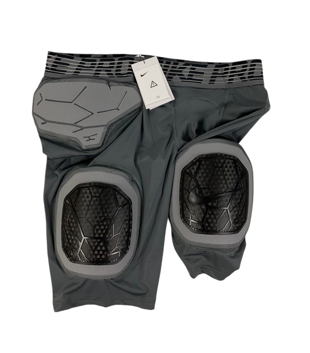 НОВЫЕ футбольные шорты с поясом Nike Pro Hyperstrong 5-Pad Серые мужские 2XL AQ0742-021