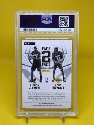 2013-14 Panini Elite - Face 2 Face LeBron James, Kobe Bryant #2 