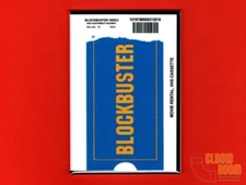 Blockbuster VHS tape vintage box art 2x3" fridge/locker magnet NOT A VHS TAPE
