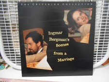 Scenes from a Marriage Criterion Laserdisc Edition Ingmar Bergman Mint Condition