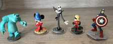 Disney Infinity Characters 5 x Figures Incl Sorcerer Mickey Jack Skellington