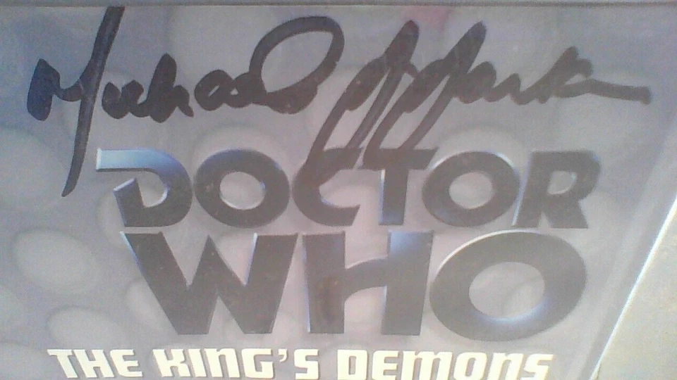 Doctor Who - The Kings Demons (DVD) signed autograph MICHAEL J JACKSON De Lacey - Image 4 of 4