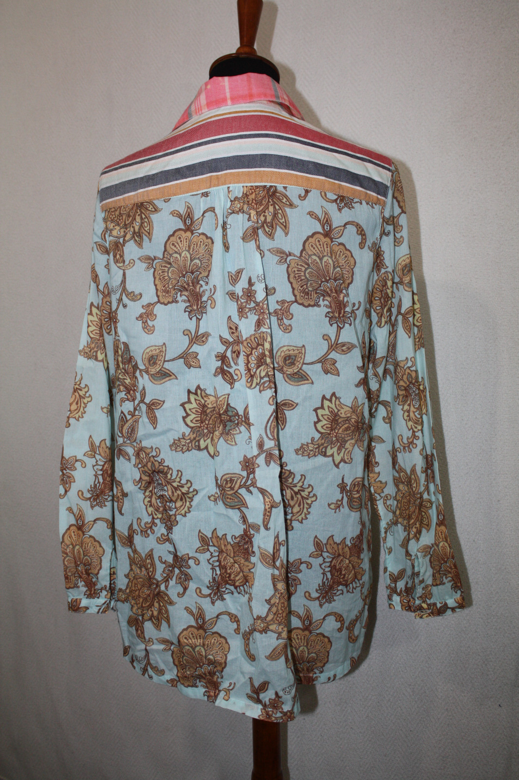 Soft Surroundings Sz M Patchwork Button Front Tun… - image 5