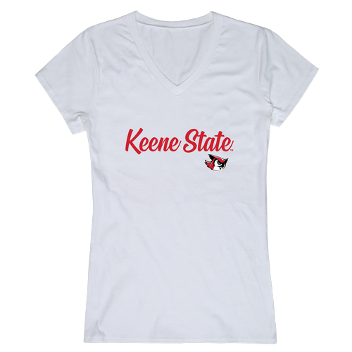 T shirt donna Keene State College Owls KSC NCAA scritta
