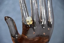 Ostby Barton Sterling Agate Ring Size 7 Antique