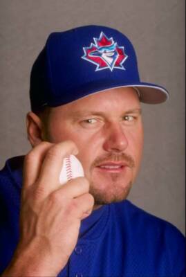 Roger Clemens Toronto Blue Jays at Spring Training in Dunedin - 1998 Old Photo 3