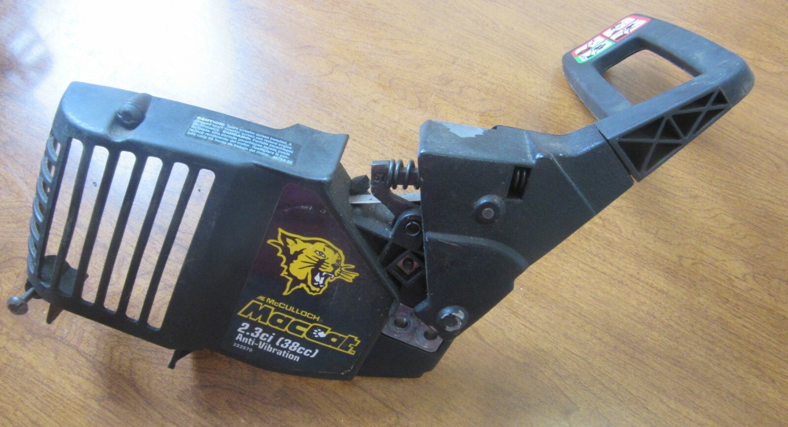 MCCULLOCH MAC CAT CHAINSAW CLUTCH COVER/CHAIN BRAKE ASSEMBLY  