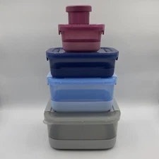 Ello Plastic Mixed Meal Prep 10Pc 5 Pack Set - BPA Free Plastic Food Containers