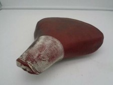 Vintage Red White Mesinger Bicycle Saddle Duel Spring Seat Made in USA