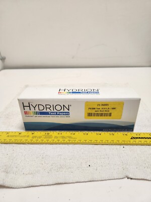 HYDRION QK-1000 ,15ft L, Qt 10  Quat Test Paper, 3UDE5 EXP 12/15/24