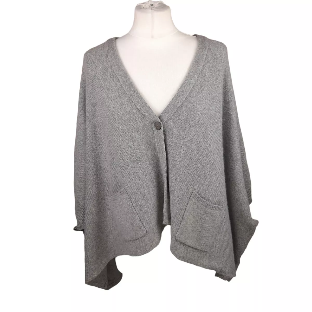 Oversized poncho deals cardigan