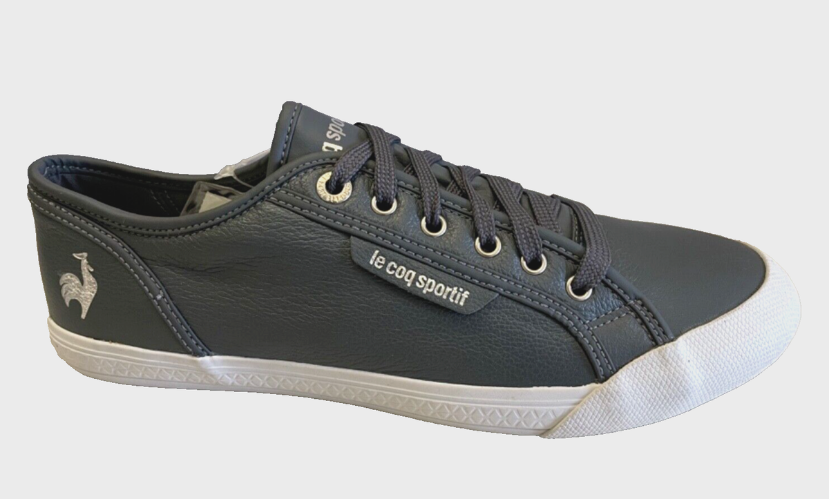 Le Coq Sportif Deauville Men's LifeStyle Sneakers Grey Leather 42