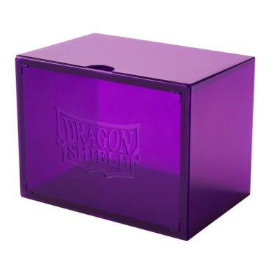 Dragon Shield Strongbox Deck Card Storage Box Protector Holder Standard Purple