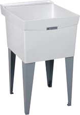 18F Utilatub Laundry Tub Floor Mount, 24-Inch X 20-Inch, White