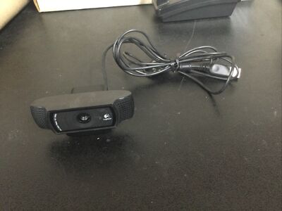 Logitech 1080p Full HD Webcam V-U0028 Carl Zeiss Tessar Lens Computer Camera