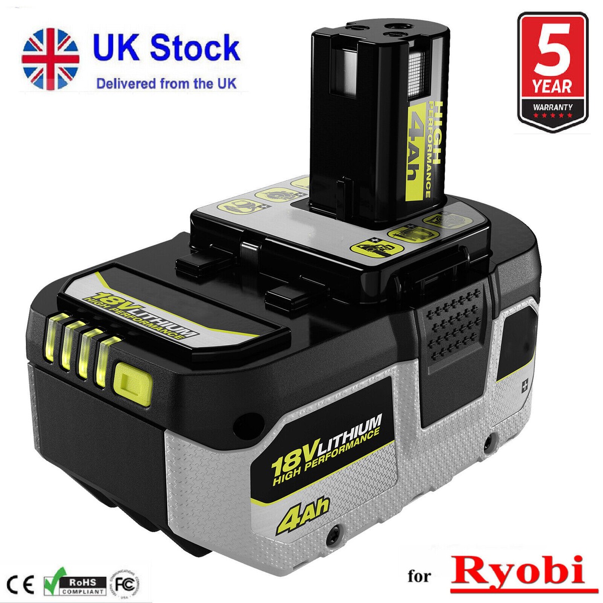 Ryobi RB18L25 18V Lithium-Ion Battery for sale online UK