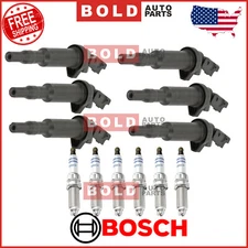 Bosch OE Ignition Service Kit 6PCS Set W/ Spark Plugs For BMW Series