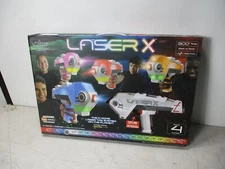 k147) Laser X 4 Pack Blaster Laser Toy Game 4 Player Laser Gaming Factory Sealed