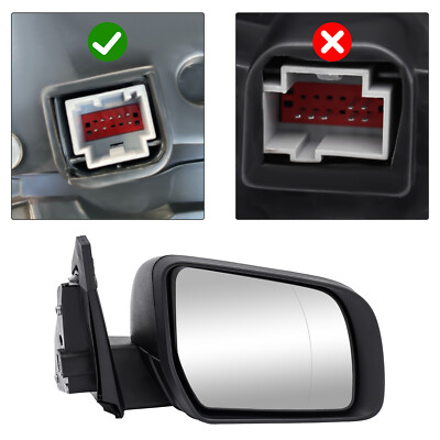 Kool Vue Textured Black Passenger Side Mirror For 2019-2022 Ford