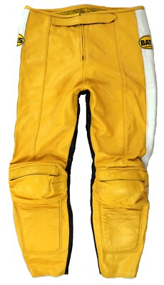 BATES US Motocross Biker Motorrad Flat Track Lederhose  33x28