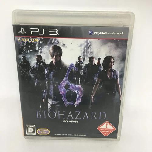 Biohazard 6 (RESIDENT EVIL 6) PlaySTation 3 PS3 NTSC-J Game *NO MANUAL* FreePost