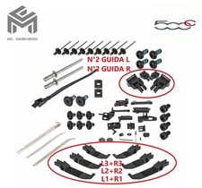 KIT RICAMBI TETTUCCIO FIAT 500 CABRIO L1-L2-L3-R1-R2-R3+2GUIDE SX+2 GUIDE DX