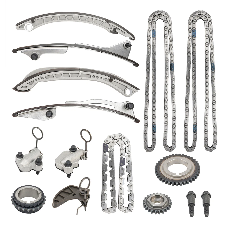 17pcs Timing Chain Kit Tensioner For 2017-2019 Chevrolet Camaro GMC Acadia - Image 4 of 4