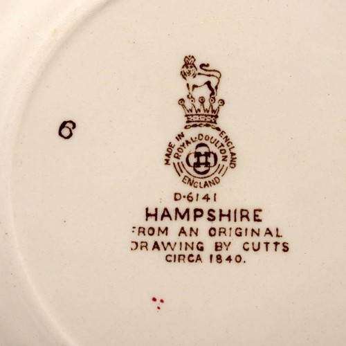 Six (6) Royal Doulton Hampshire Bread Butter Appetizer Plates 6.5" - Picture 5 of 5