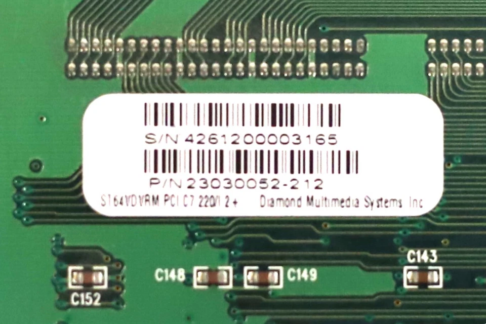 Diamond Multimedia Systems Stealth 64 VRAM Graphics Card P/N:23030052-212 Tested - Image 4 of 4