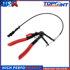 24''Cable Wire Hose Clamp Pliers Car Repairs Removal Tools Long Reach Flexible