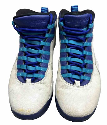 Nike Air Jordan 10 Sneakers Men's 11 Retro 2016 Charlotte Hornets  310805-107