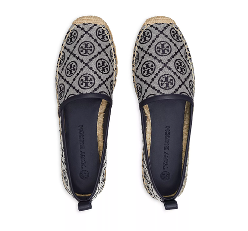 Brandneu TORY BURCH "T" Monogramm Plateau Espadrille Ballerinas Größe 9 - Bild 3 von 7