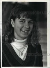 1993 Press Photo Erin Leahy, Basketball Player For Oconomowoc High School