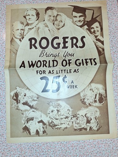 Rogers Jewelry Stores Boston Catalog Brochure Vintage Watches, Cameras etc..