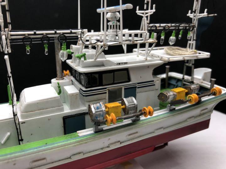 1/64 Squid Fishing Boat Plastic Model kit No.03 Aoshima Japan Import